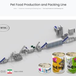 ماشین آلات خط تولید کنسرو غذای حیوانات 