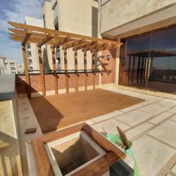 پارکت لمبه قرنیز چوب ترمو نصب