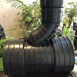 سه راهی160/90*250م م کاروگیت ناف پوشفیت وقابل تبدیل به دوجداره