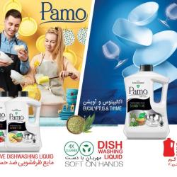 انواع مایع ظرفشویی و دستشویی و... با برند PAMO
